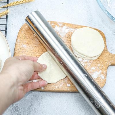 China Stainless Steel Design Dough Roller Rolling Pin For Baking Cookie Pizza Cookie and Viable Conical Baking French Pastry Dough for sale