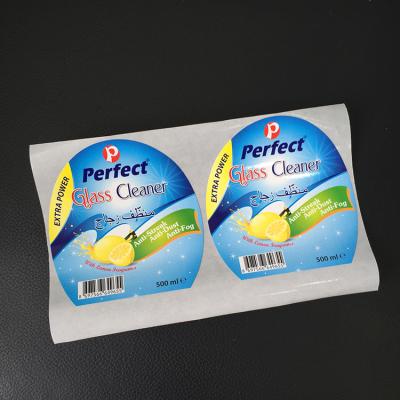 China Waterproof Cost Effective High Quality Double Sides Printing Adhesive Self Adhesive Sticker for sale