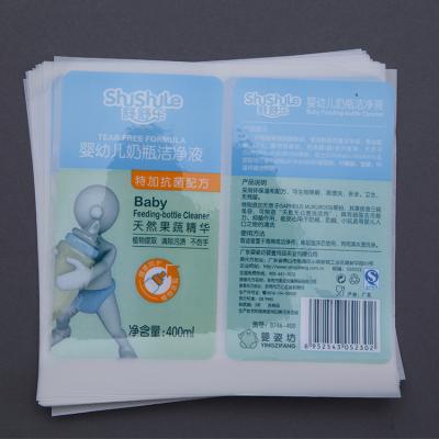 China Waterproof Promotional Products Low Price Customized Rolled Printing Sticker Product Label for sale