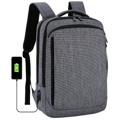 China With USB Fashion Waterproof USB Nylon Backpack Wholesale Laptop Backpacks for sale