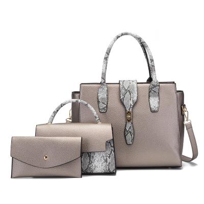 China Fashion Fashion Designer Handbags Famous Brand Of Serpentine Handbag Sets Purses And 3 Pcs In One for sale