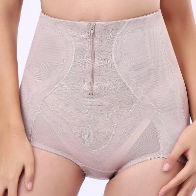 China Anti-Bacterial 60023 Control Panties  Waist Trainer Sexy Lingerie Body Shaper Waist Trainer Zipper Buckle Easy Open Design Dropshipping for sale