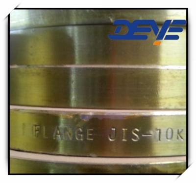 China Cast Steel flanges JIS 10L SOH Golden Yellow Paint for sale