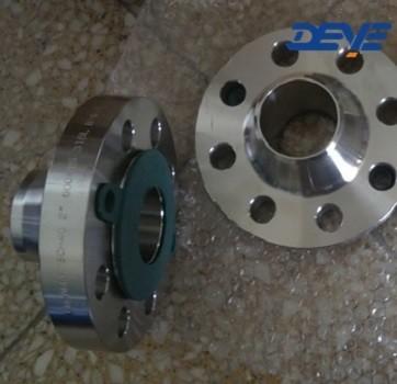 China ANSI 150LBS 300LBS 600LBS Weld Neck WNRF Stainless Steel Flange for sale