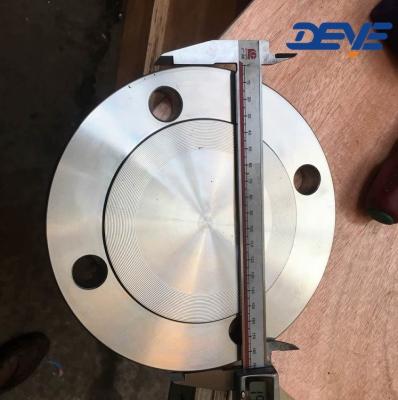 China ANSI B16.9 Blind Raised Face BLRF SS304 SS316 F51 F53 SAF2205 SAF2507 Flange for sale