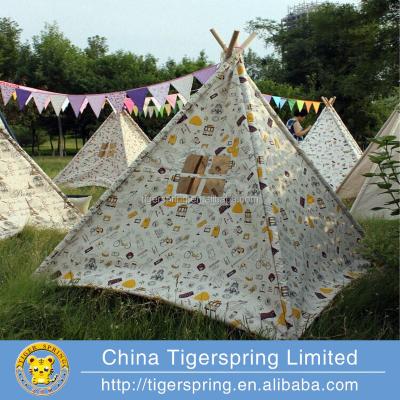 China Foldable Indoor/Outdoor Indian Teepee Tent Kids Theater House Kids Play Tent Photography Tent for sale