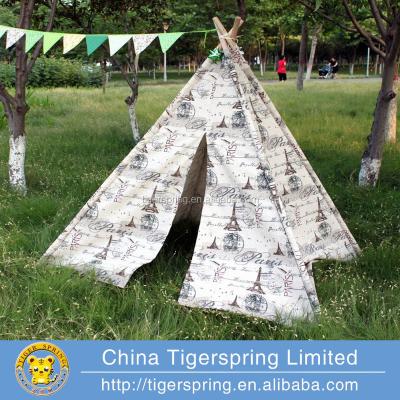 China Foldable Indian Teepee Tent Kids Play Tent Playhouse For Kids for sale