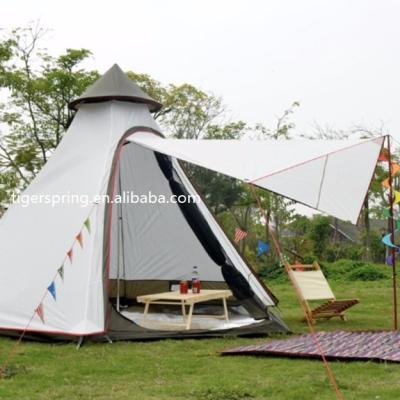 China 8.5MM Aluminum Alloy Big Space Hiking Tent for sale