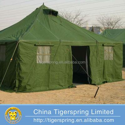 China Anti Water 350gsm Canvas Sale Military Tents Used for sale