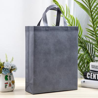 China Matte Non-Woven Fabric Coating Hand Recyclable Bags Laminated Logo Custom Bag Non Woven Tote Shopping for sale