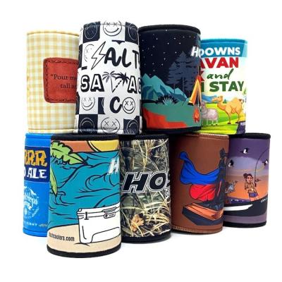 China Custom Printed Neoprene Stubby Waterproof High Quality Beer Can Cooler Holder for sale