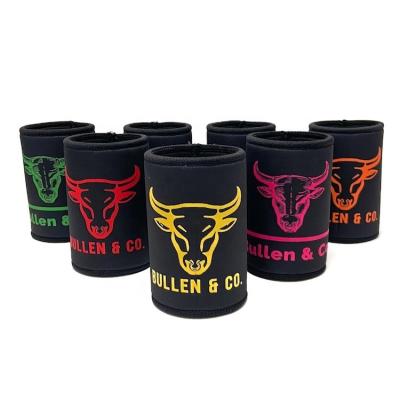 China Waterproof Neoprene Flat Box Beer Stubby Holder 250Ml Cooler Tilting Non Toxic Neoprene Stubby Holder for sale