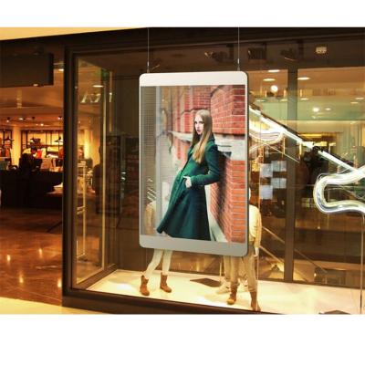 China Indoor Glass Display Indoor Advertising P3.9 P7.8 Led Transparent Screen Display For Store Window for sale