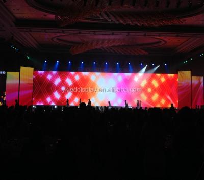 China Indoor flexible video display life stage backdrop P3 P6 hd led screen for events and indoor rental stage for sale