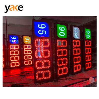 China Gas Price Sign High Brightness Digital Gas Station LED Sign For Gas Station for sale