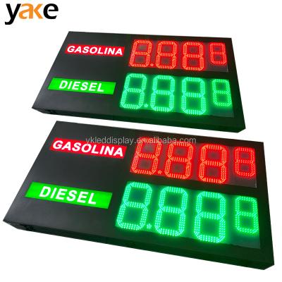 China SIGN BOARD DISPLAY GAS PRICE SEGMENT LED DIGIT 7 4 inch 4 FOR GAS STATION for sale