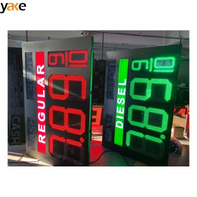 China Gas Station 7 Segment 4 Digit Led Display Digital Price Display For Gas Station for sale