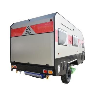 China Australian Travel Trailer MJC Standards 17 Foot DO45 Hitch Coupling Luxury RV Motorhomes Camper for sale