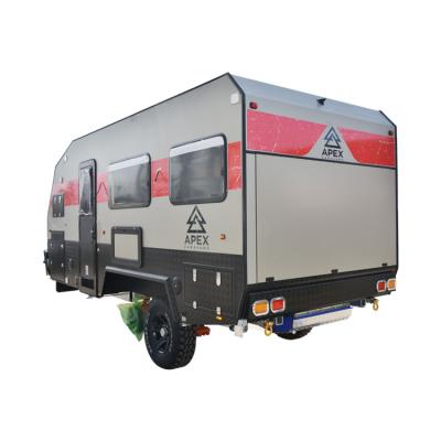 China Australian Standard Common Travel Trailer MDC 17 Foot 4x4 Version Small Home Travel Caravan Motorhome RV for sale