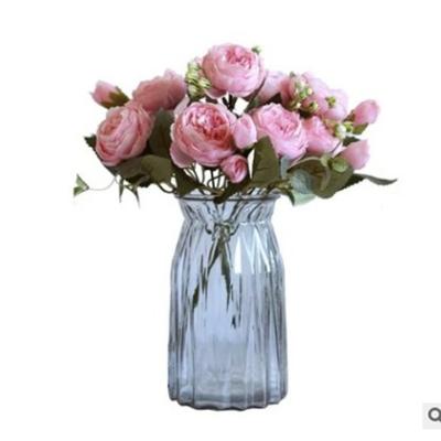 China Europe wholesale home decorative cheap colorful glass vases for home decoration for sale