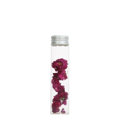 China Wholesale Beverage High Borosilicate Sealed Jam Saffron Tea Storage Glass Jar Sealed Cans Caviar Tube Type Mini Storage Bottle for sale