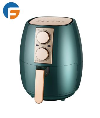 China Wholesale 4 L New Intelligent High Power Household Multi Function Round Shape Digital Control Stainless Steel Oil Less Air Fryer for sale