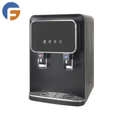 China 2022 New Design Desktop Hot And Cold Water Dispenser Reverse Osmosis Water Filter Compressor Cooling System for sale