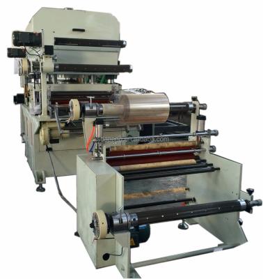 China 2 Shaft Rewinding Die Cutting Plastic Sheets and Film Rolls Hole Punching Function for sale