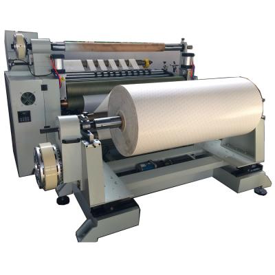 China 1300mm Automatic Wallpaper Slitting Rewinding Machine for Wallpaper Manufacturing for sale