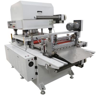 China Waste Rewind Hydraulic Roll Die Cutting Machine for Nickel and Copper Foil Label for sale