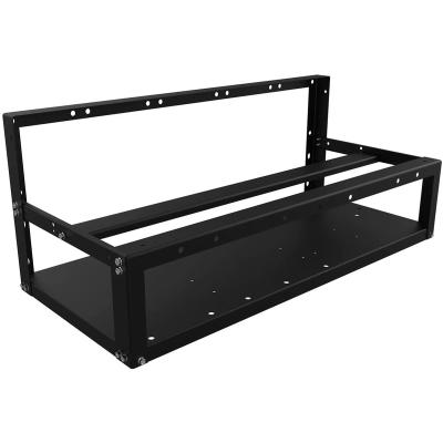 China Server Case Steel Open Air Server DIY 6GPU 8GPU Rig Frame Rack In Stock for sale