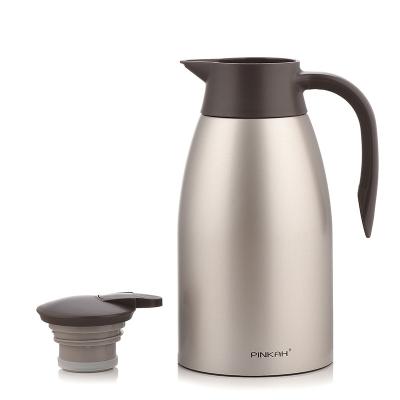 China PINKAH Business Premium Quality 18/8 Stainless Steel Coffee Decanter 68oz 2L Coffee Pot Thermal Vacuum Flask for sale