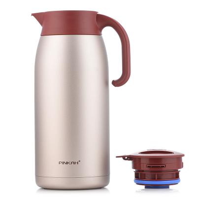 China PINKAH PORTABLE Gift Set 18/8 Stainless Steel Wide Mouth Vacuum Flask 68 oz Vacuum Coffee Thermal Carafe for sale