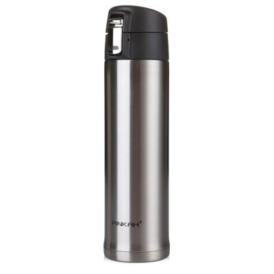 China PINKAH 17oz 18/8 Thermos Vacuum Flask PORTABLE Stainless Steel Fliptop Double Wall Insulated Flask For Wholesale for sale