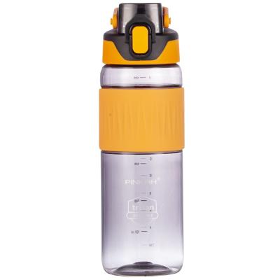 China PINKAH 600ml Sustainable Soft Sleeve Plastic Direct Drinking Water Bottle TRITAN Sports Flask With Handle for sale