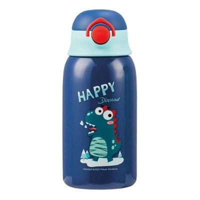 China PINKAH PORTABLE 20oz Insulated Thermos Kids Vacuum Tumbler Animals Flask Travel Mug Stainless Steel Water Bottle With Straw for sale