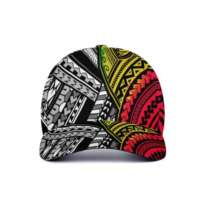 China breathable & Dropshipping High Quality Running Unisex Waterproof Outdoor Sport Baseball Hat Summer Sun Visor Covers Printed Tactical Hat Samoa Tribal Design for sale