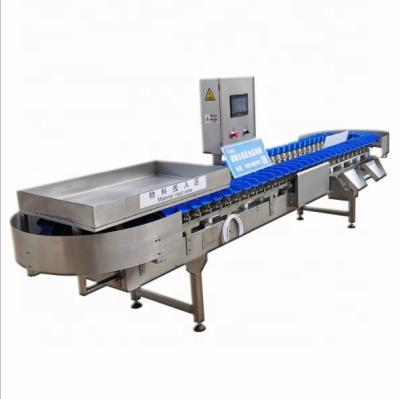 China Automatic AUTO weight sorter for hairy crabs and chicken weight grading machine for sorting for sale