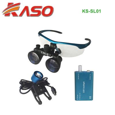 China KASO KS-SL01 Surgical Head Light for 3.5X 420mm Colored KS-SL01 Dental Surgical Loupes for sale