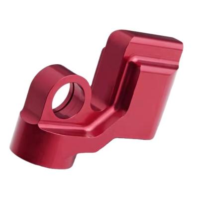 China High Precision Aluminum CNC Machining Parts Auto Parts Custom Machining Paint Red Anodizing for sale