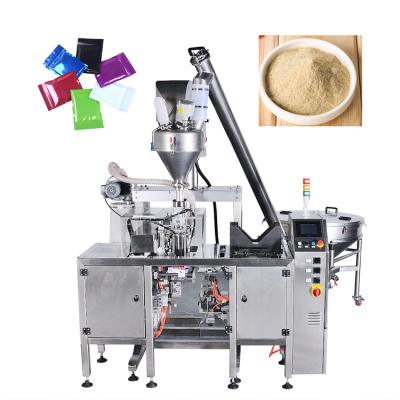 China Food top Y mini doypack machine filling protein powder sealing packaging machine for sale