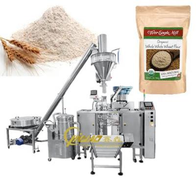 China PLC top Y CE approved mini doypack machine automatic wheat flour powder packing machine for sale