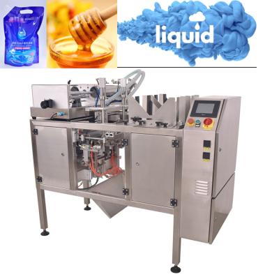 China Mini Doypack Food MDP Machine Spout Pouch Liquid Filling Machines for sale