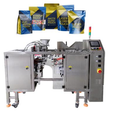 China TOP Easy Operation Mini Doypack Machine Premade Easy Operation Stand Up Food Pouch Packing Machine for sale