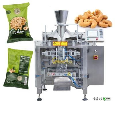 China Vertical automatic food pillow bag granule packing machine peanut cashew nut vffs packing machine for sale