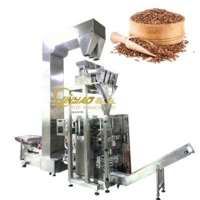 China PLC Automatic OEM CE Approved Servo Motor Drive Vertical Automatic Pellet Flax Seed Packing Machine for sale