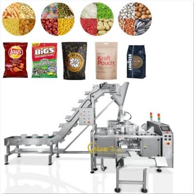 China Automatic Food TOP Y Nitrogen Food Pouch Packaging Doypack Packing Machine For Production Line for sale