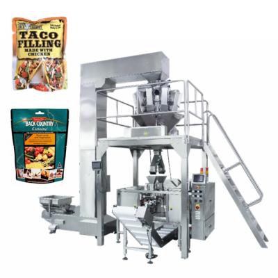 China High Speed ​​Automatic Food French Fries Cooked Fast Food Food Packaging Machine For Potato Chips for sale