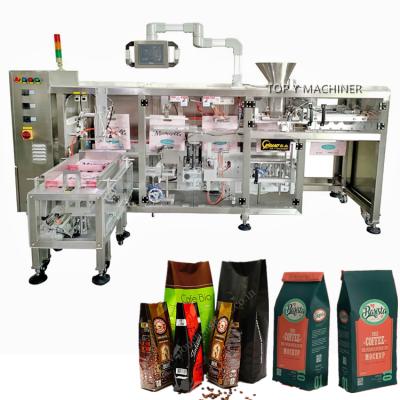 China Automatic Food TOP Y Machinery Rack Up Coffee Bag Packing Machine Horizontal Doypack Packaging Machinery for sale