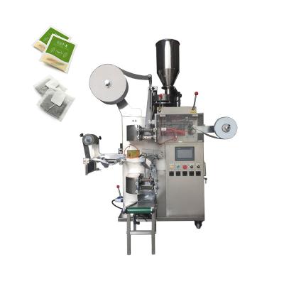 China High Speed ​​Food Double Chamber Filter Dip Tea Bag With Automatic Wire And Tag Tea Bag Packing Machine for sale